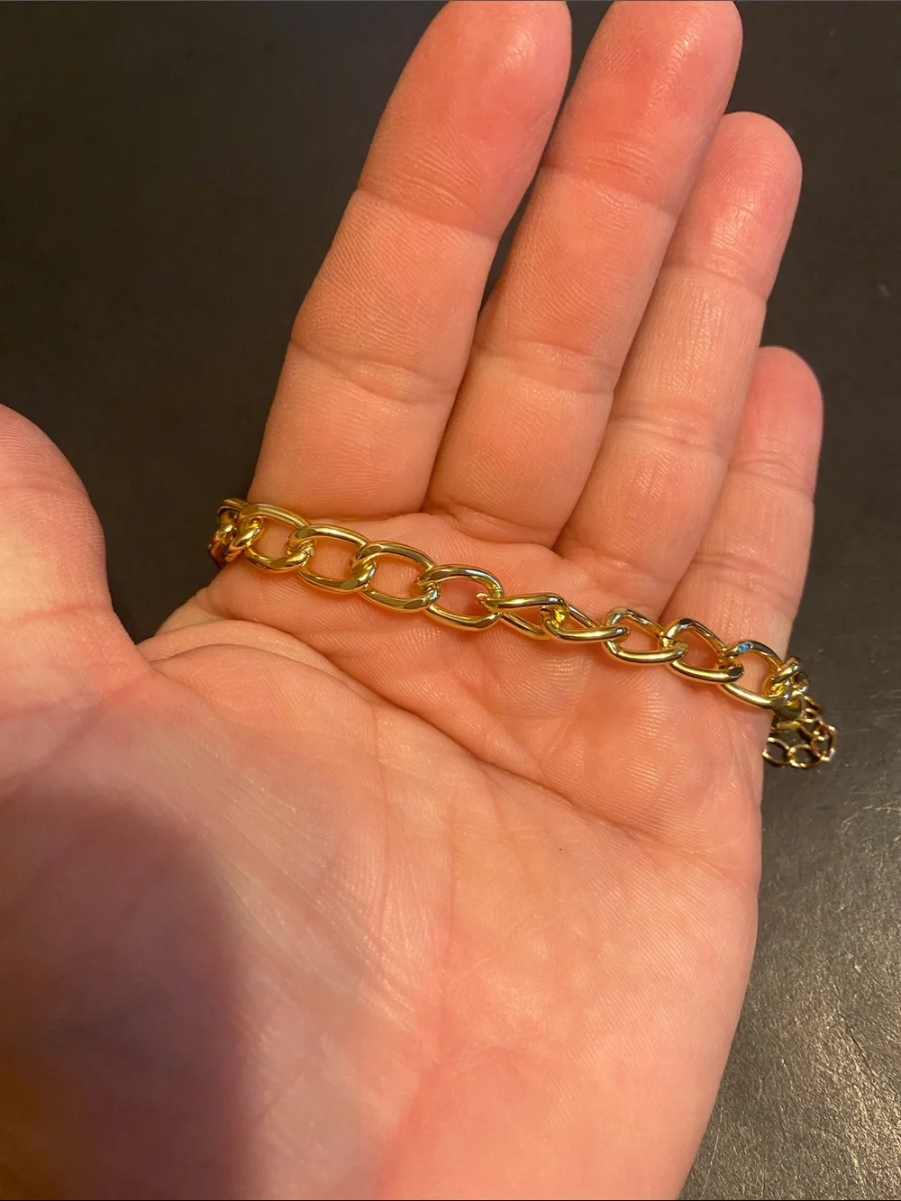 Gold Link Chain Bracelet - Elegant Women’s Jewelry
